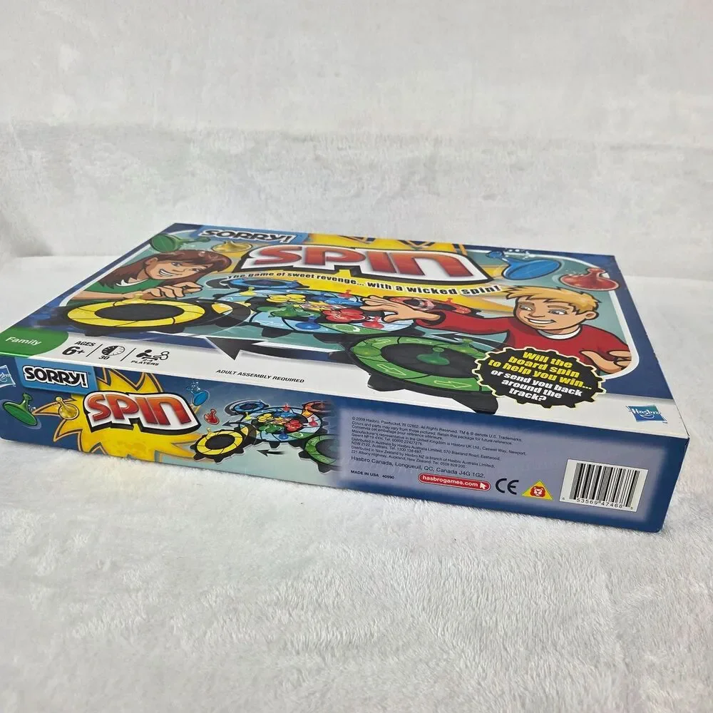 Sorry!‎ Spin Board Game 2009 Hasbro 100% Complete Family Strategy Game